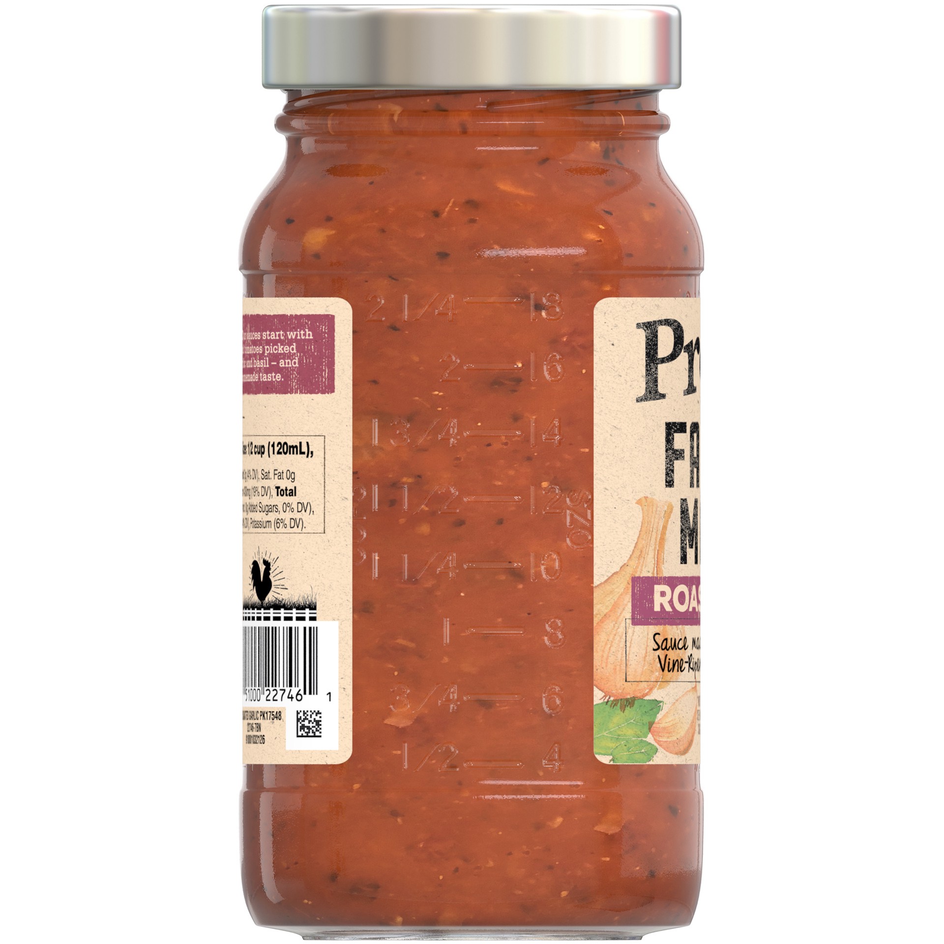 slide 2 of 5, Prego Roasted Garlic Pasta Sauce, 23.5 oz