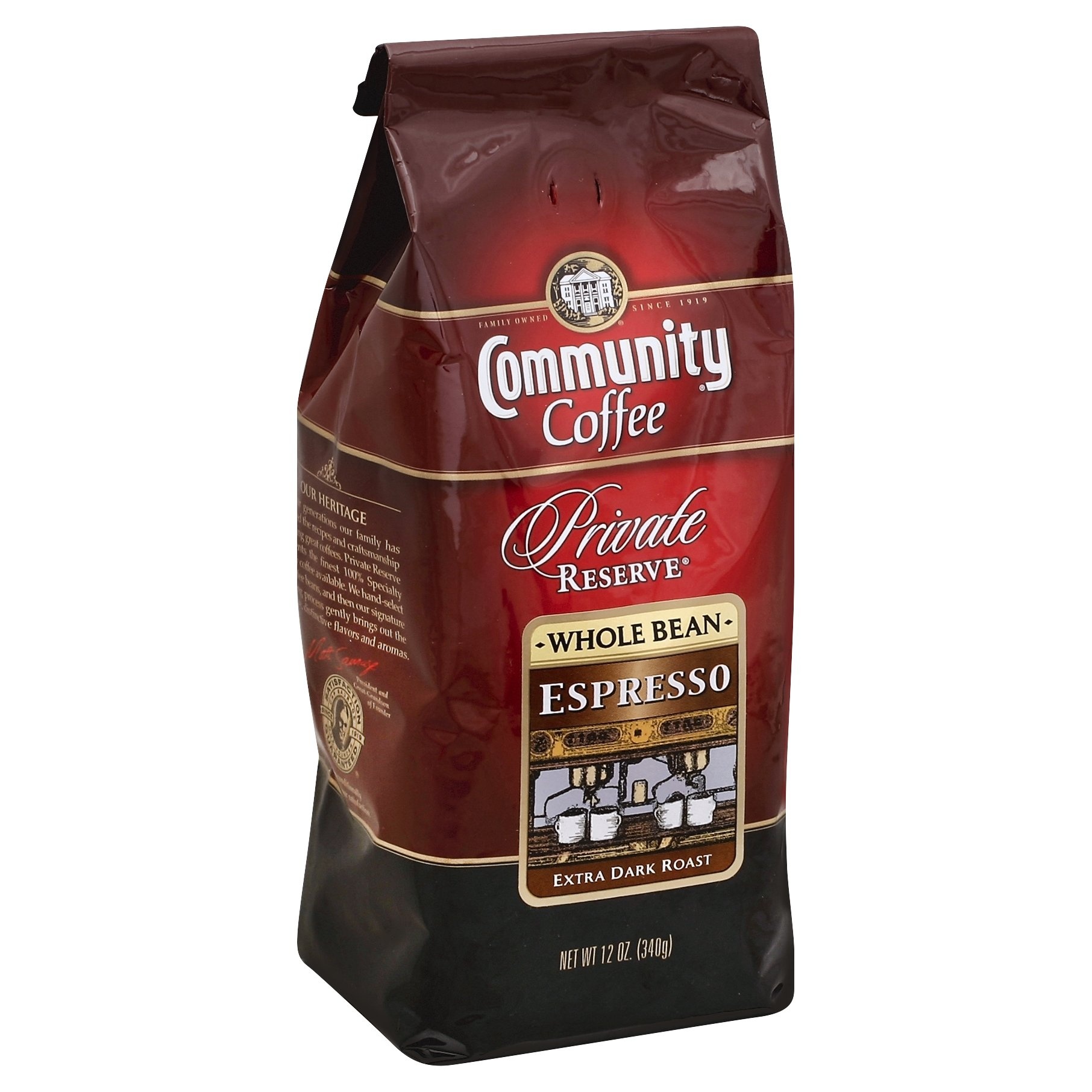 slide 1 of 7, Community Coffee Private Reserve Espresso, 12 oz