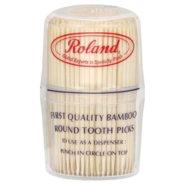 slide 1 of 1, Roland Bamboo Toothpicks, 300 ct