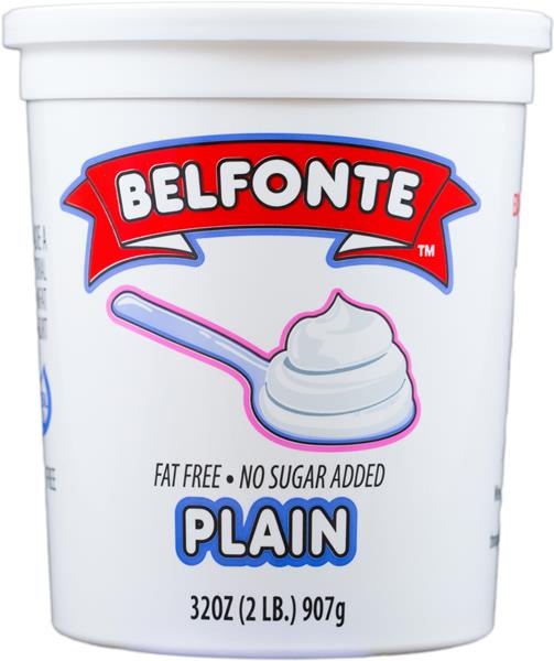 slide 1 of 1, Belfonte Beltonte Plain Yogurt, 32 oz