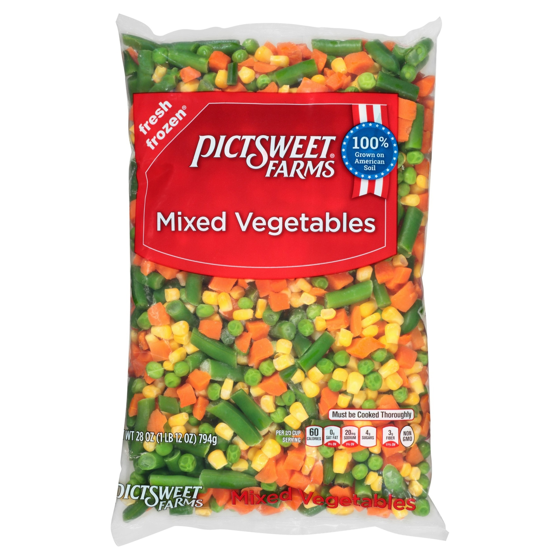 slide 1 of 6, PictSweet Mixed Vegetables, 28 oz
