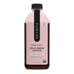 Pop & Bottle Organic Light Roast Cold Brew Coffee - 50 oz