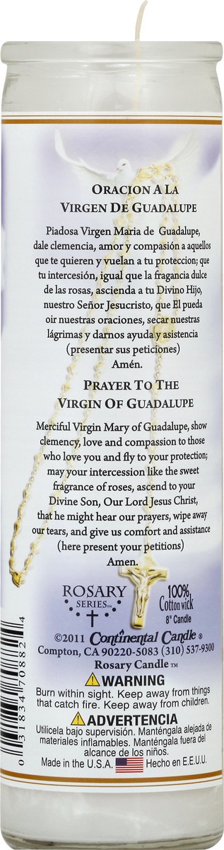 slide 5 of 9, Continental Candle Virgin of Guadalupe Candle 1 ea, 1 ct