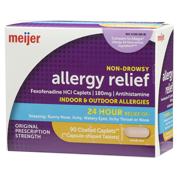 slide 8 of 29, Meijer Allergy Relief 24 Hour, 90 ct