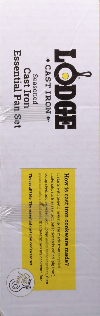 slide 6 of 11, Lodge Seasoned Cast Iron Essential Pan 1 Set, 1 ct