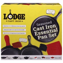 Lodge Seasoned Cast Iron Essential Pan 1 Set