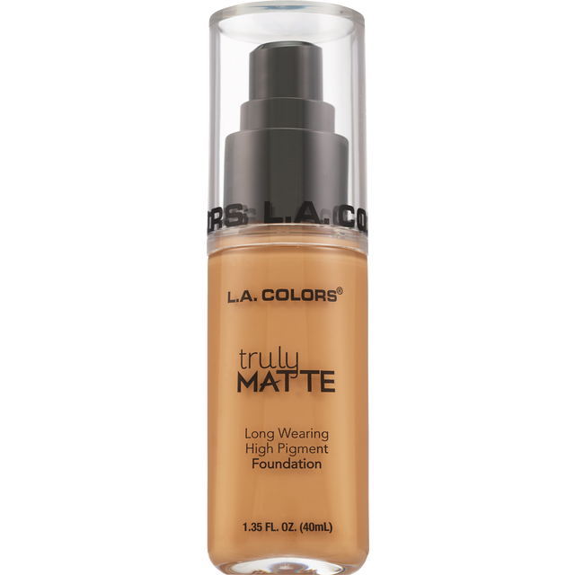 slide 1 of 1, LA COLORS Lac Truly Matte Foundation Deep Tan, 1 ct