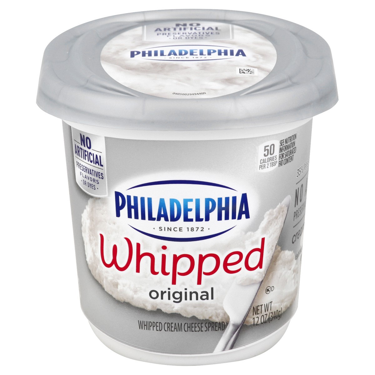 slide 1 of 5, Philadelphia Original Whipped Cream Cheese Spread, 12 oz Tub, 12 oz