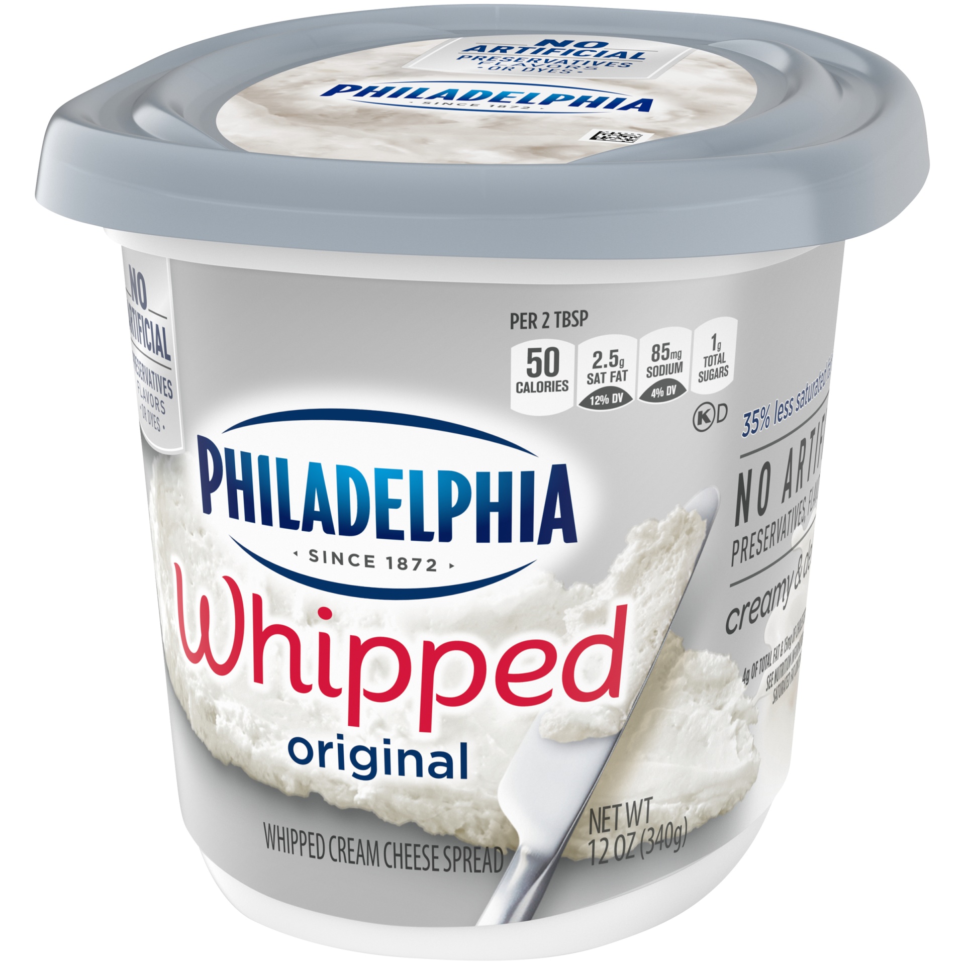 slide 9 of 12, Philadelphia Original Whipped Cream Cheese Spread, 12 oz