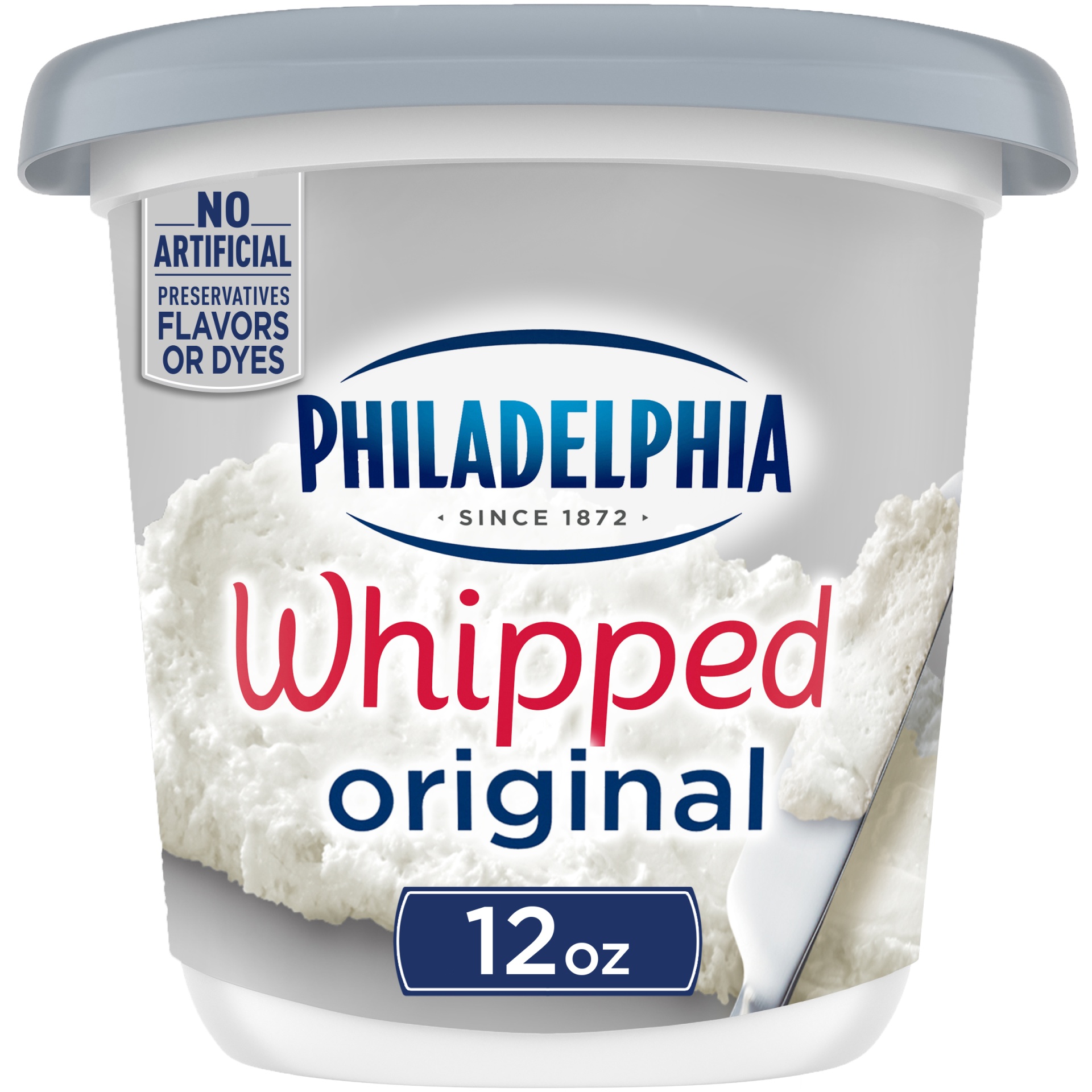 slide 1 of 12, Philadelphia Original Whipped Cream Cheese Spread, 12 oz
