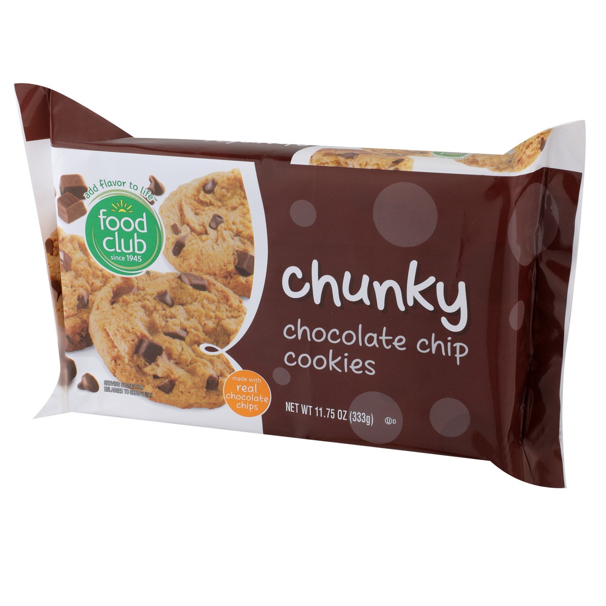 slide 3 of 9, Food Club Cookies - Chunky Chocolate Chip, 11.75 oz