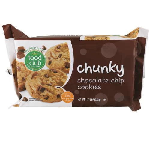 slide 1 of 1, Food Club Cookies - Chunky Chocolate Chip, 11.75 oz