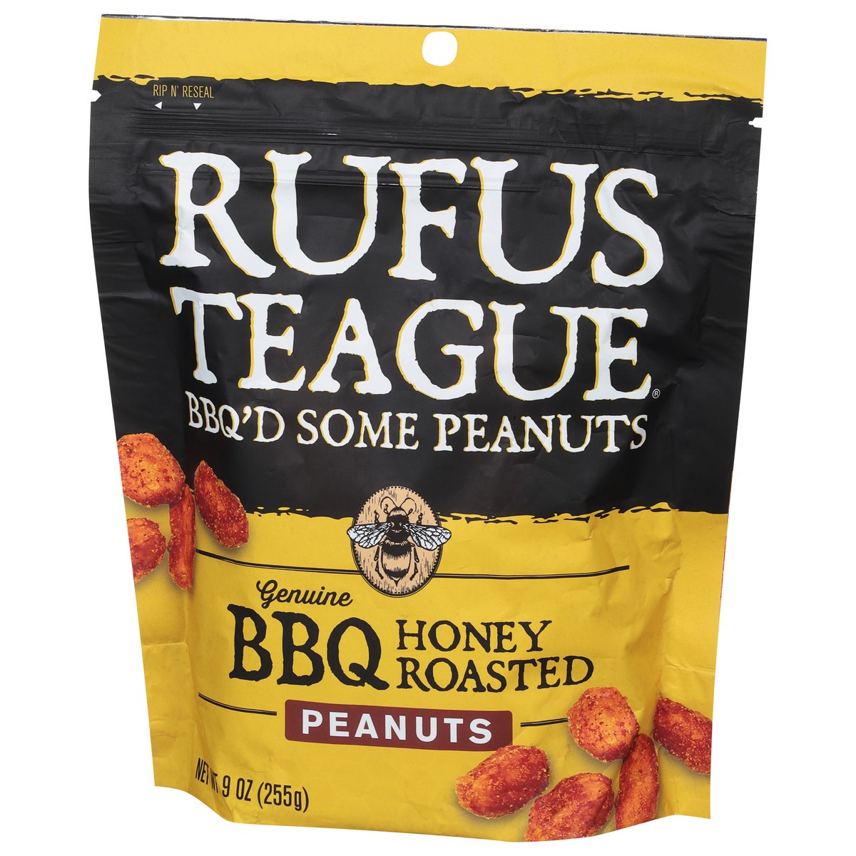 slide 3 of 9, Rufus Teague Bbq Hny Roasted Peanuts, 9 oz
