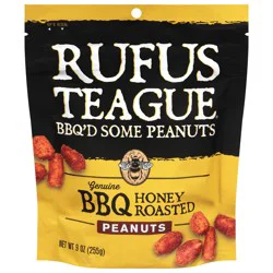 Rufus Teague Honey Roasted BBQ Peanuts 9 oz