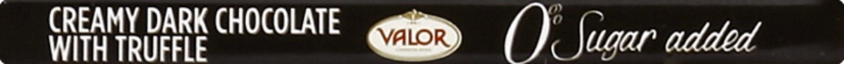 slide 4 of 5, Valor Bar Dark Choc Truffle Nsa, 3.5 oz