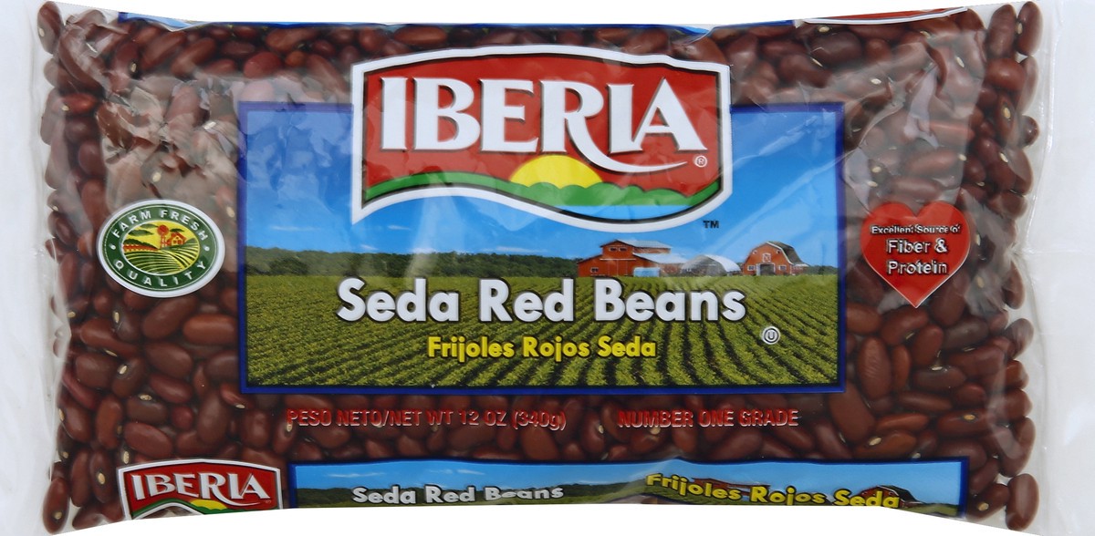 slide 1 of 6, Iberia Red Beans 12 oz, 12 oz