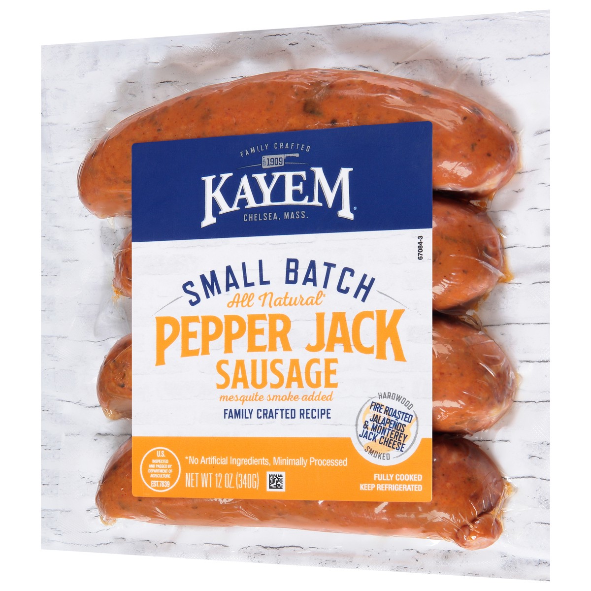 slide 4 of 9, Kayem Pepper Jack Sausage, 12 oz