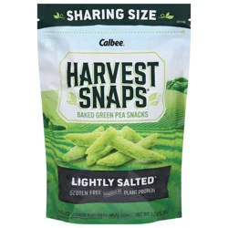Harvest Snaps Baked Lightly Salted Green Pea Snacks Sharing Size 10.0 oz