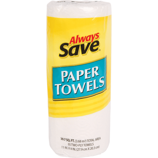 slide 1 of 1, Always Save Paper Towels, 1 ct