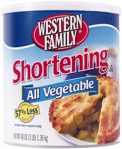 slide 1 of 1, Western Family All Vegetable Shortening, 48 oz