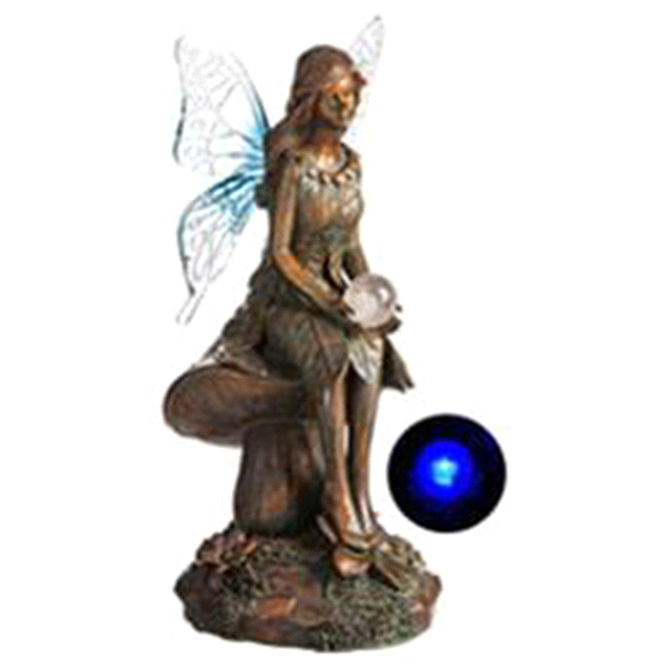 slide 1 of 1, Evergreen Solar Fairy w/Blue Orb, 1 ct