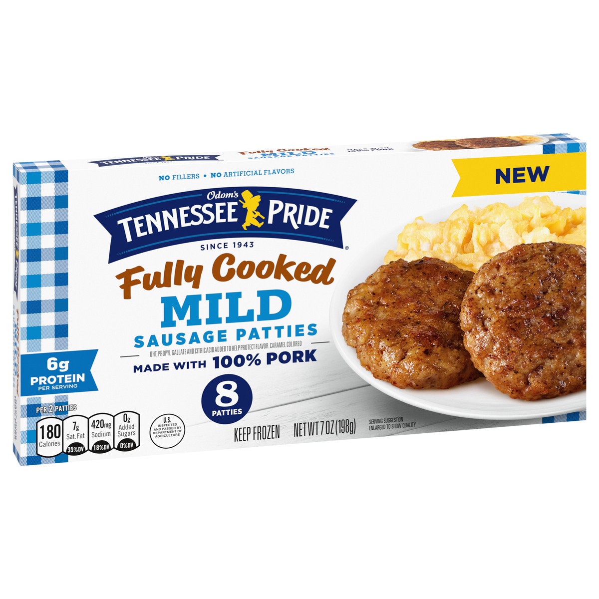 slide 9 of 13, Odom's Fully Cooked Mild Ssg Pts, 7 oz