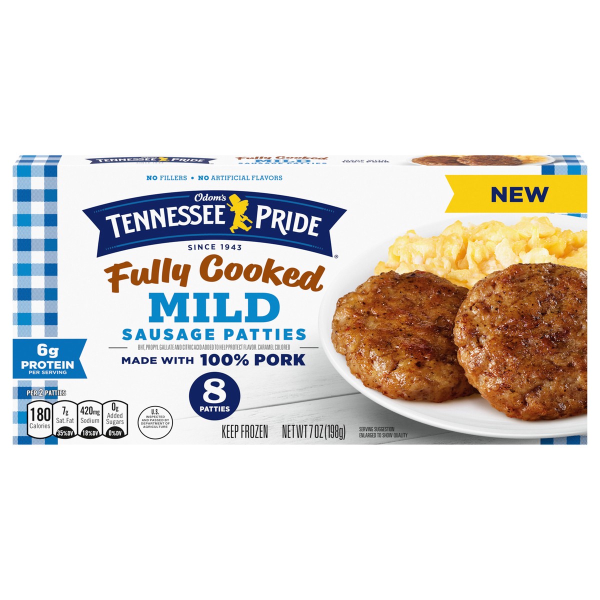 slide 7 of 13, Odom's Fully Cooked Mild Ssg Pts, 7 oz