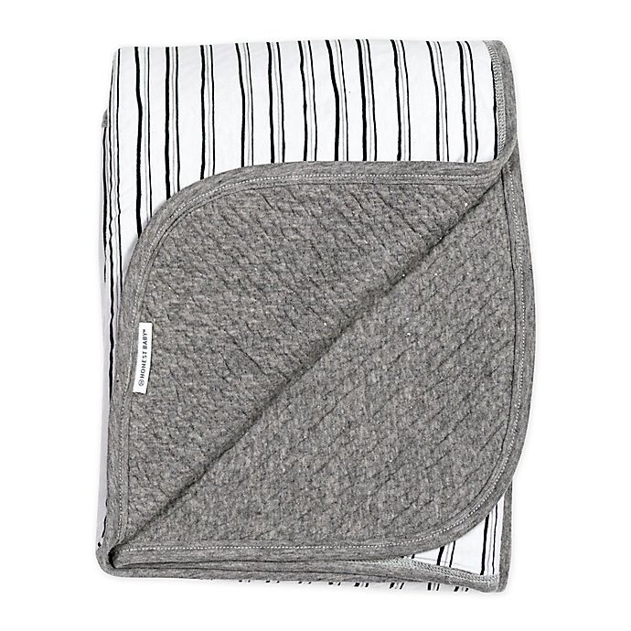 slide 1 of 1, The Honest Company Honest Separates Sketchy Stripe Receiving Blanket, 1 ct