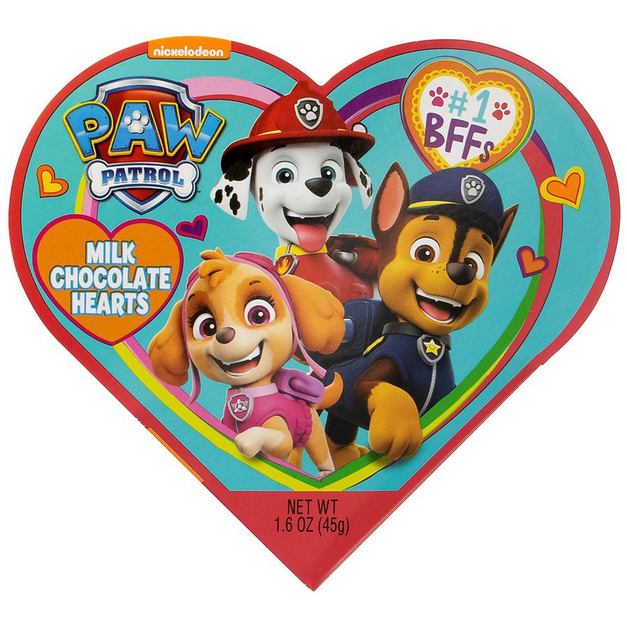 slide 1 of 1, Frankford Milk Chocolate Hearts Nickelodeon Paw Patrol, 1.6 oz