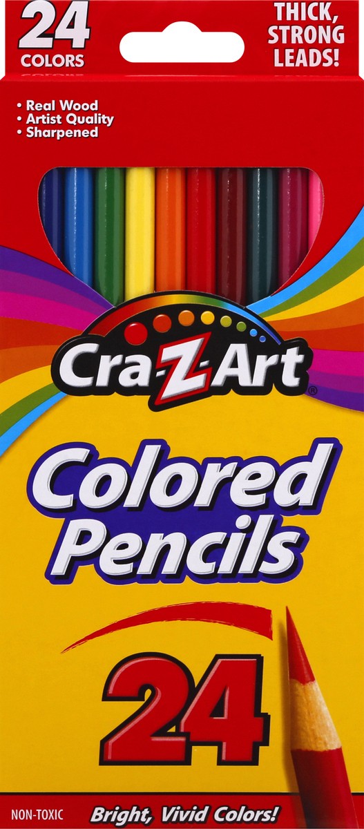 slide 6 of 9, Cra-Z-Art Colored Pencils, 24 ct