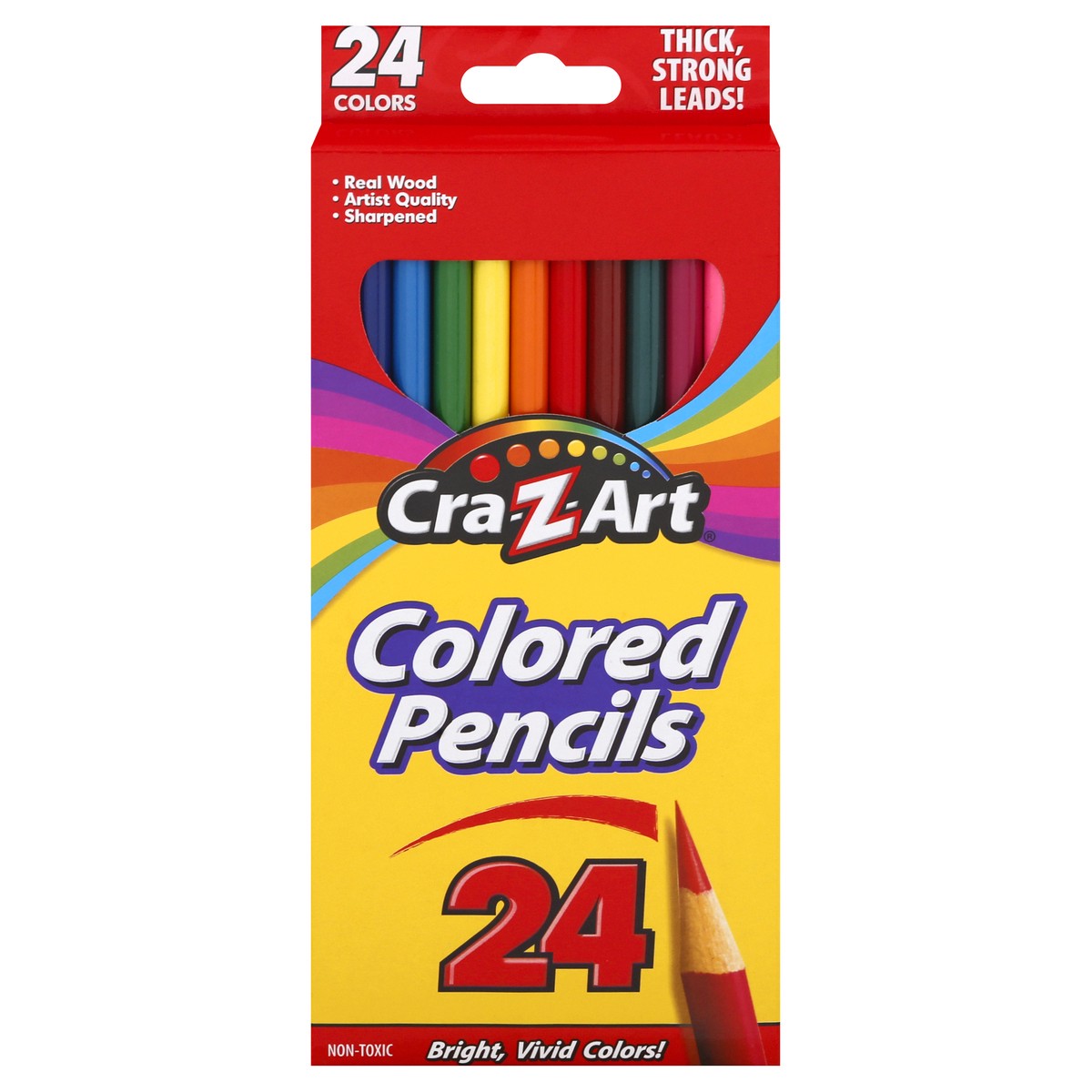 slide 1 of 9, Cra-Z-Art Colored Pencils, 24 ct