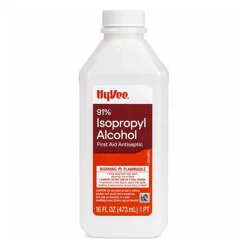 Hy-Vee 91% Isopropyl Alcohol First Aid Antiseptic