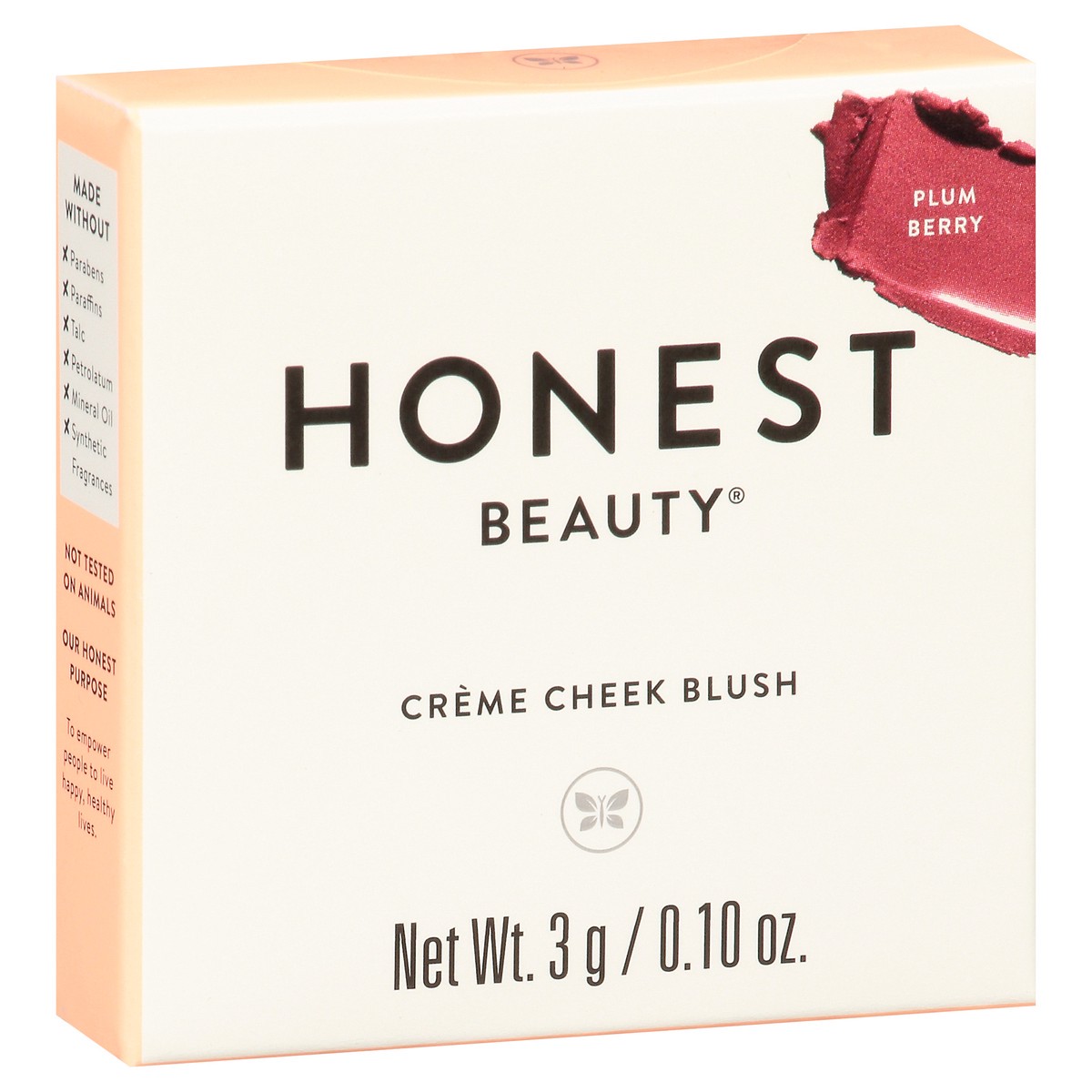 slide 9 of 12, Honest Beauty Plum Berry Creme Cheek Blush 0.10 oz, 0.1 oz