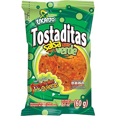 slide 1 of 1, Encanto Tostaditas Salsa Verde, 2.1 oz