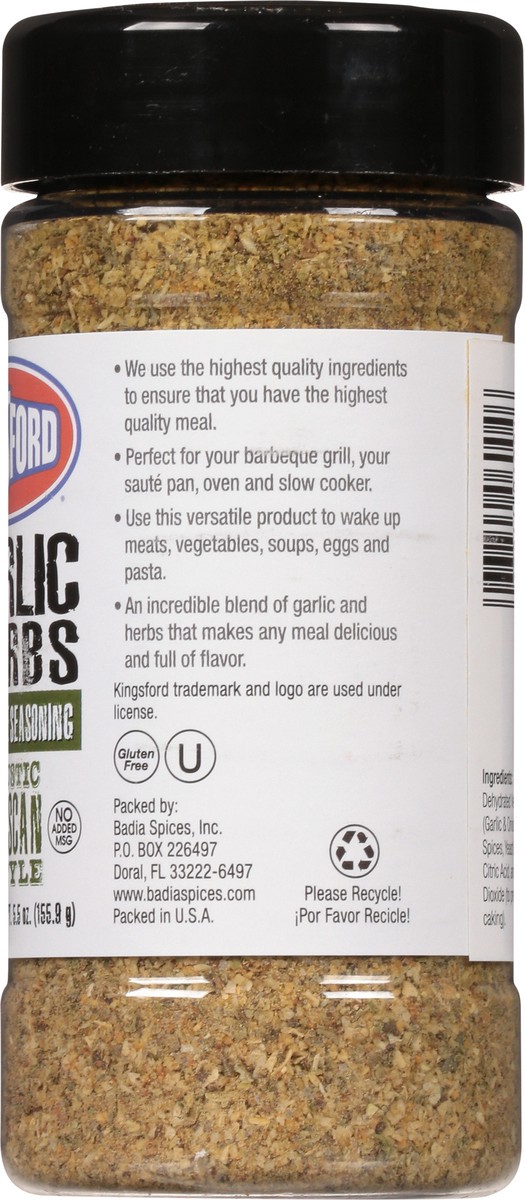 slide 3 of 13, Kingsford Badia Garlic & Herbs, 5.5 oz