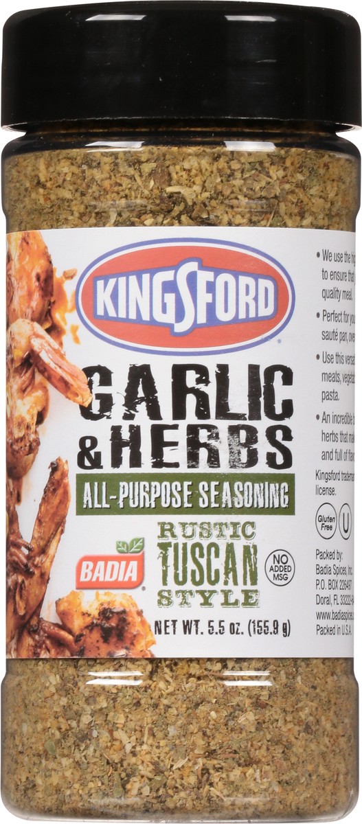 slide 5 of 13, Kingsford Badia Garlic & Herbs, 5.5 oz