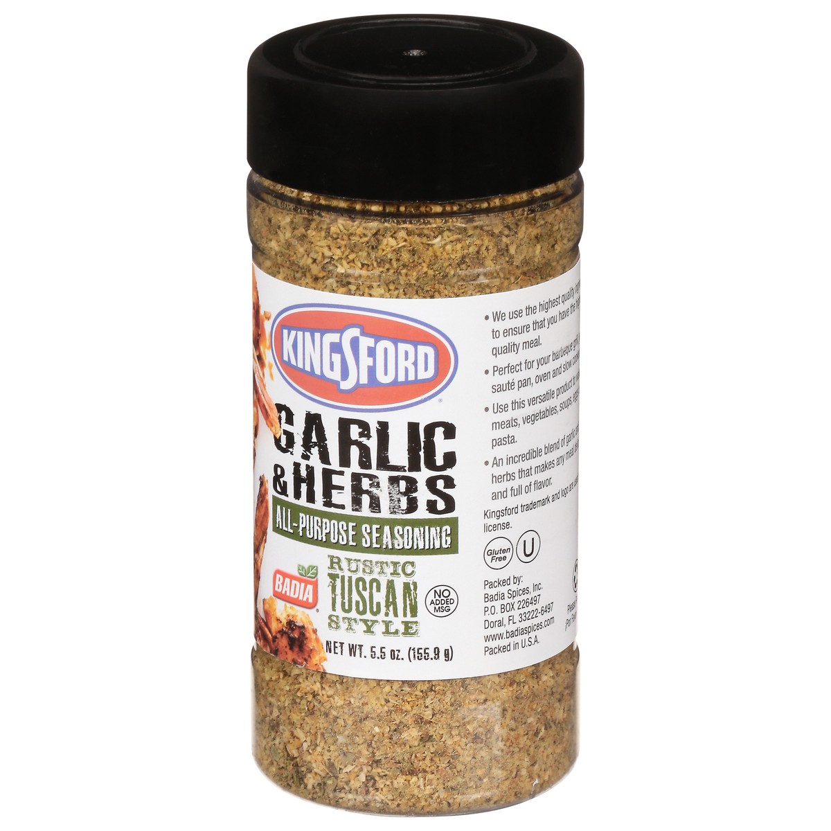 slide 9 of 13, Kingsford Badia Garlic & Herbs, 5.5 oz