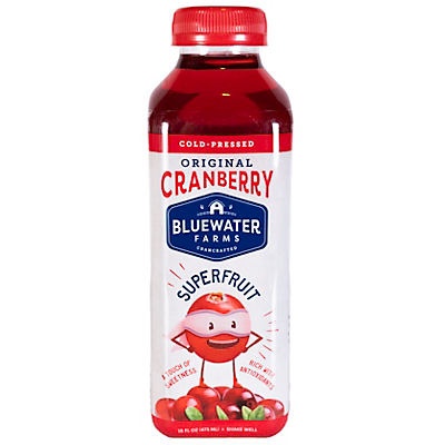 slide 1 of 1, Bluewater Farms Cranberry Juice, 16 fl oz