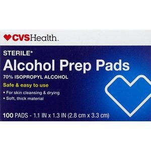 slide 1 of 1, Cvs Health 70% Isopropyl Alcohol Prep Pads, 100 Ct, 100 ct
