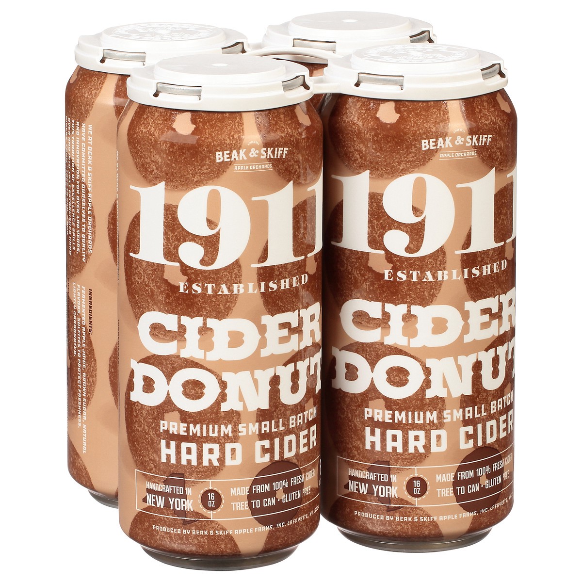 slide 8 of 10, 1911 Established Premium Small Batch Cider Donut Hard Cider 4 - 16 oz Cans, 4 ct