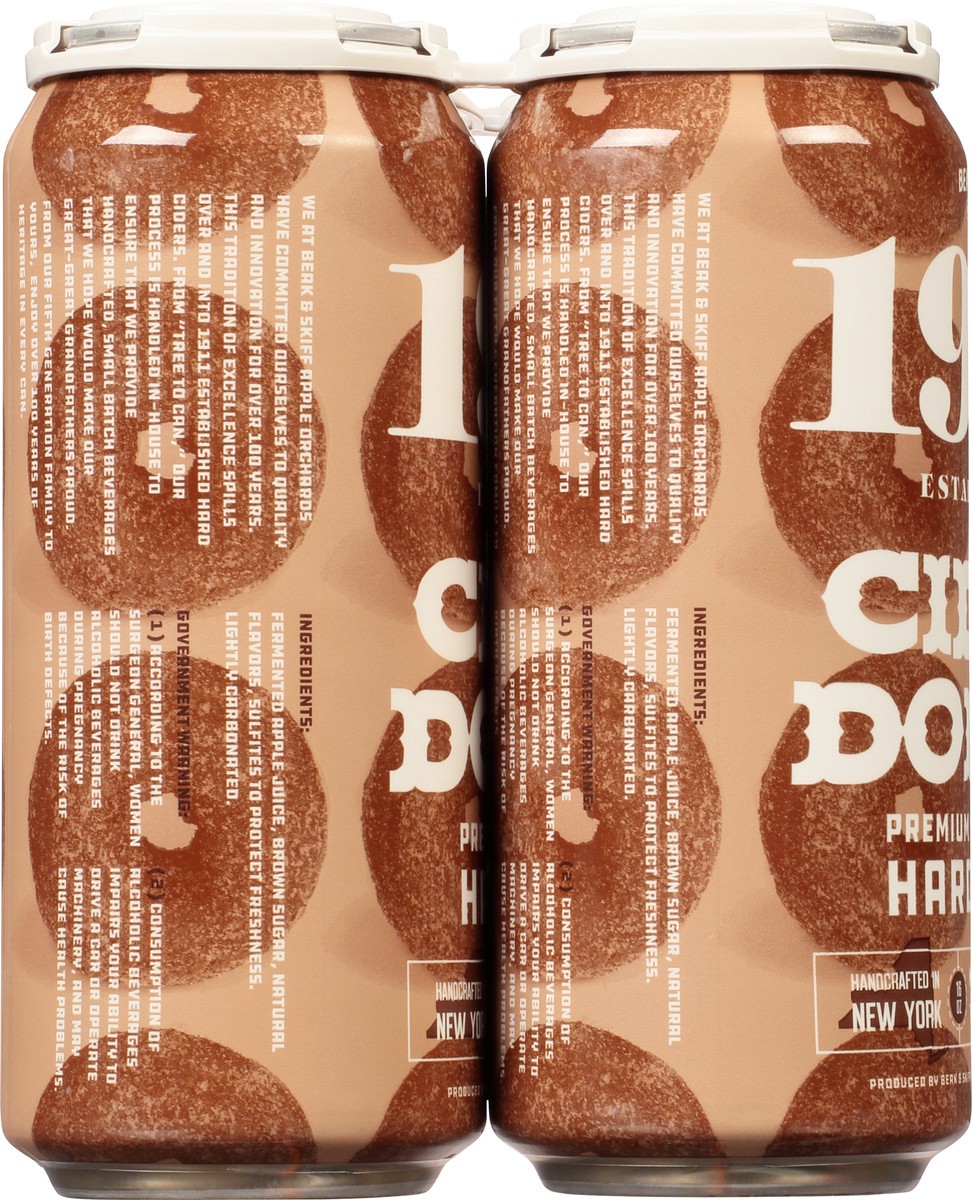 slide 2 of 10, 1911 Established Premium Small Batch Cider Donut Hard Cider 4 - 16 oz Cans, 4 ct