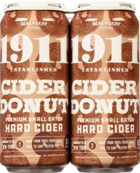 1911 Established Premium Small Batch Cider Donut Hard Cider 4 - 16 oz Cans