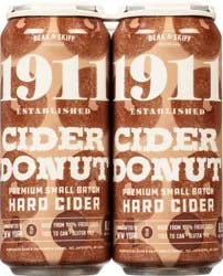 1911 Established Premium Small Batch Cider Donut Hard Cider 4 - 16 oz Cans
