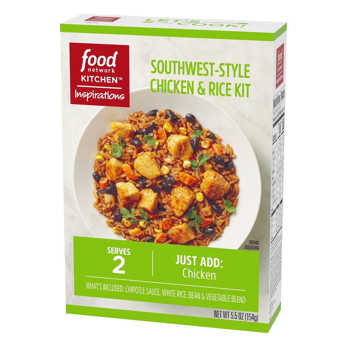 slide 3 of 10, Food Network Kitchen Inspirations Southwest-Style Chicken & Rice Meal Kit, 5.5 oz