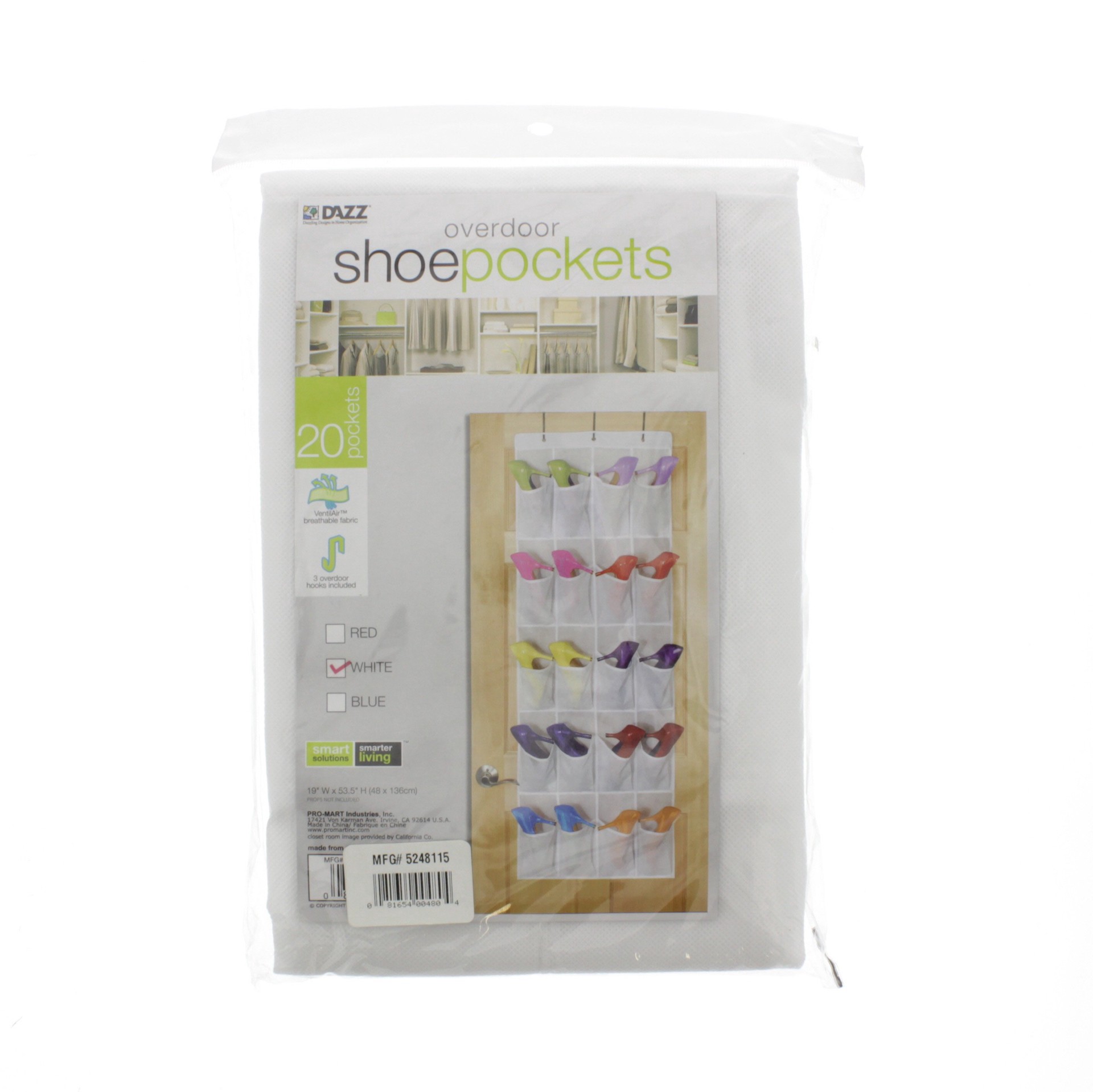 slide 1 of 1, Dazz Over The Door 42 Pocket Organizer, 1 ct