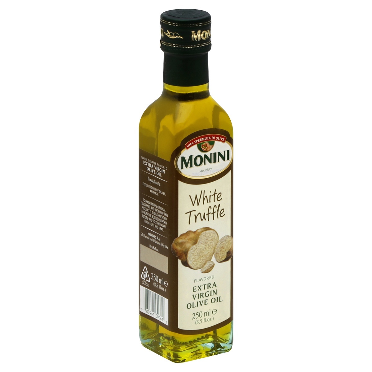 slide 1 of 2, Monini Extra Virgin White Truffle Flavored Olive Oil, 8.5 fl oz