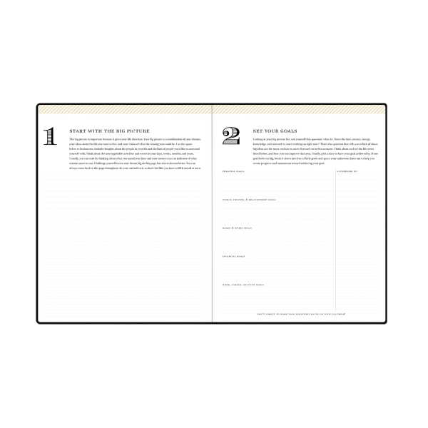 slide 8 of 8, 2025 Day Designer Weekly/Monthly Planning Calendar, 8"" X 10"", Black, January 2025 To December 2025, 1 ct