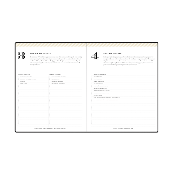 slide 3 of 8, 2025 Day Designer Weekly/Monthly Planning Calendar, 8"" X 10"", Black, January 2025 To December 2025, 1 ct