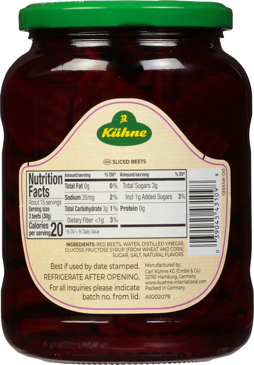 slide 10 of 11, Kuhne Original Sliced Beets 15.1 oz, 15.1 oz