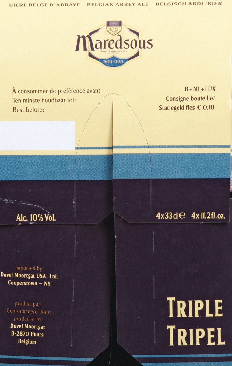 slide 2 of 4, Maredsous Beer 4 ea, 4 ct